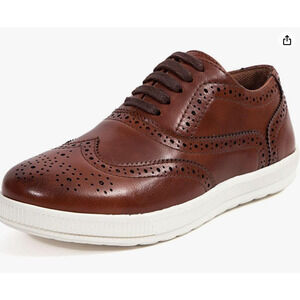 Deer Stags Boys' Jagger Oxford Dress Shoes Memory Foam Big Boys Size 5 EUC